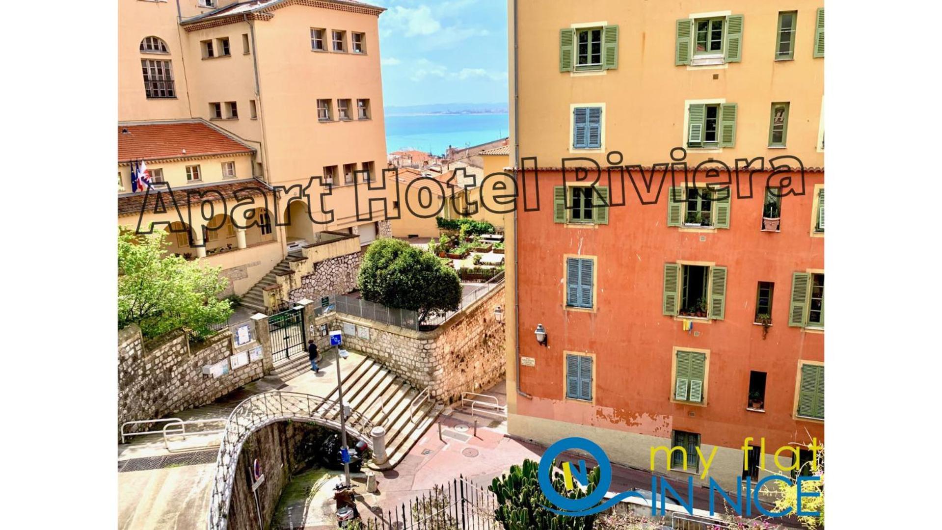 Aparthotel Riviera - Balcon Honore 1 - Old Town - 5 Mn Promenade Des Anglais Et Plage - Charme Absolu - Appartement 2 Pieces Avec Balcon Ac - Vue Mer Et Ville Ница Екстериор снимка